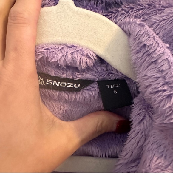 Snozu Double Zip Puffer Jacket, Purple Snowflake ❄️ Color. Size Toddler … - Picture 10 of 16